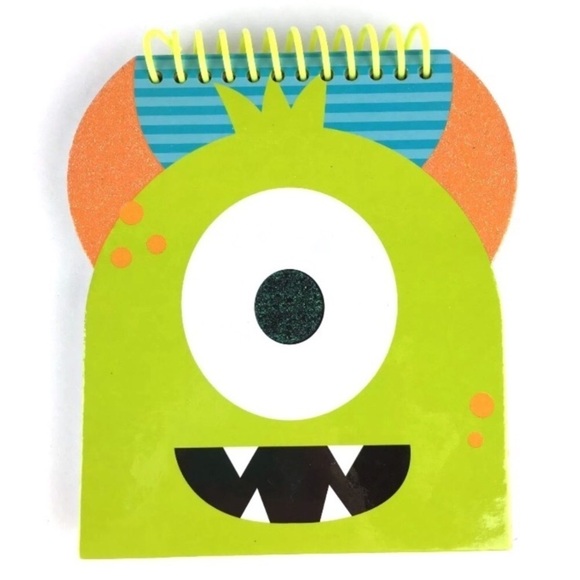 Halloween Spiral Notepads Pumpkin Skull Monster Glitter Planner Girl Accessories - Picture 7 of 8